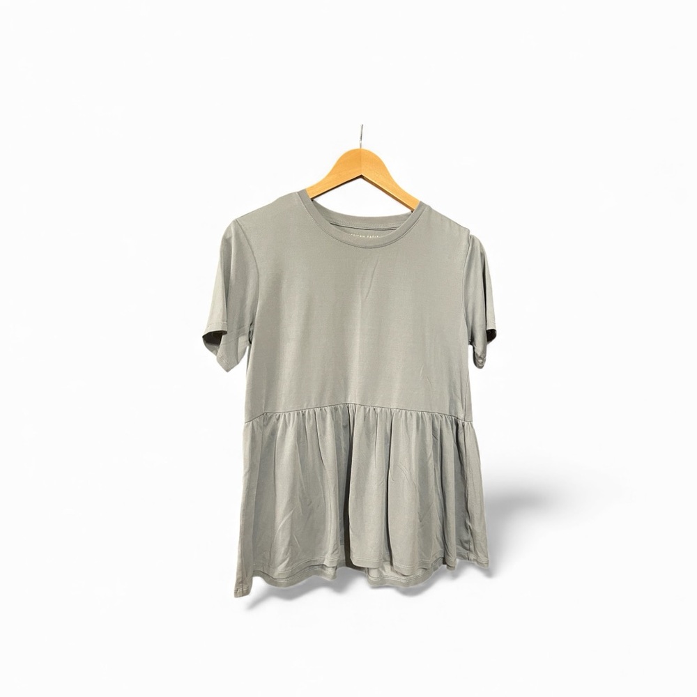 American Eagle Outfitters Light Green Short Sleeve Tee - Picture 2 of 3